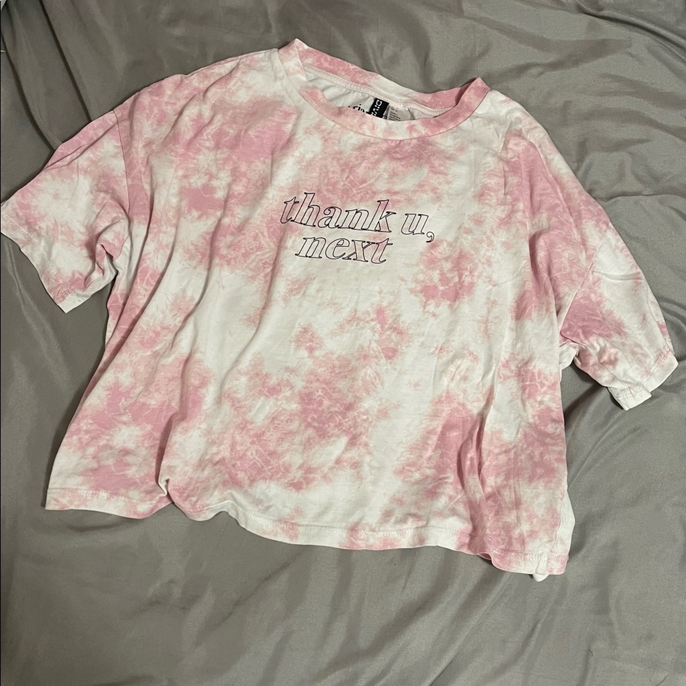 thank u next cropped tee